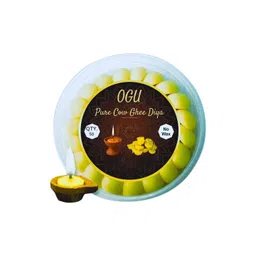 OGU 50-Pieces Pure Ghee Diya Batti-picture-13