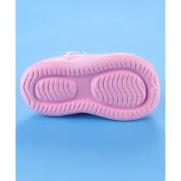 Oh! Pair Clogs with Back Strap Closure & Beads Applique - Pink image 5