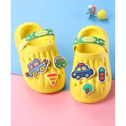 Oh! Pair Clogs with Back Strap Closure - Yellow-picture-15
