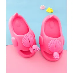 Oh! Pair Clogs with Swan Applique - Rose Red-picture-18