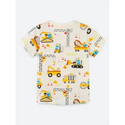 Oh Rare Boys Conversational Printed Round Neck Cotton T-shirt image 3