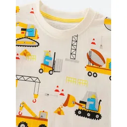 Oh Rare Boys Conversational Printed Round Neck Cotton T-shirt image 4