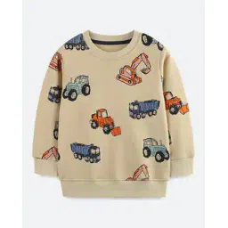 oh rare  Boys Graphic Print Long-Sleeved Sweatshirt-picture-36