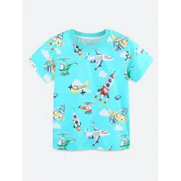 Oh Rare Boys Graphic Printed Round Neck Cotton T-shirt-picture-13