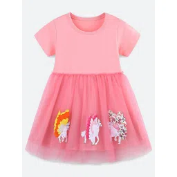 Oh Rare Girls Cotton Fit & Flare Dress-picture-40