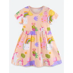 Oh Rare Girls Print Fit & Flare Dress-picture-13