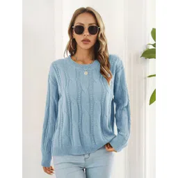 Oh Rare Women Cable Knit Pullover-picture-19