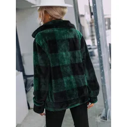 Oh Rare Women Checked Lightweight fwd Jacket image 5
