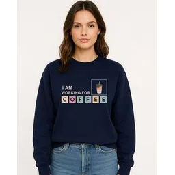 oh rare Women Regular Fit Typographic Sweatshirt-picture-18