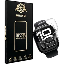 OHAYO Screen Protector For Apple Watch Series 9 Series 8 Series 7 41mm, [Self-Healing] TPU Film, Anti-Scratch, Ultra-Thin Screen Protector Designed for iWatch 9/8 / 7 41mm, Clear (Pack Of 2)-picture-32