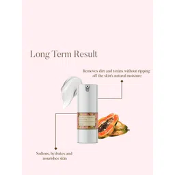 Ohria Ayurveda Papaya & Yoghurt 100% Soap Free Moisturizing Facial Cleanser - 200 ml image 4