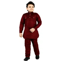 OJ TREND Boys Cotton Silk Kurta & Salwar-picture-15