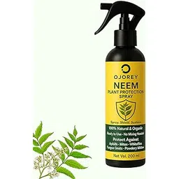 OJOREY Neem Plant Protection Spray 200ml – Organic Ready to Use Neem Oil Spray for Indoor and Outdoor Plants – Safe for Edible Gardens – Fights Aphids Mites Whiteflies Gnats and Powdery Mildew-picture-29