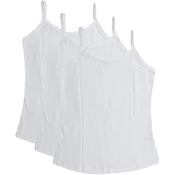 OK INTERPRISES Women's Regular Fit Cotton Camisole Slip White-picture-17