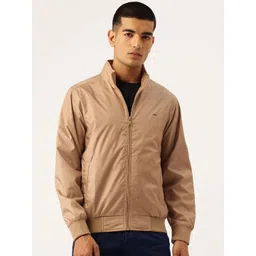 Okane Men Mock Collar Bomber Jacket-picture-11