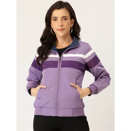 Okane Mock Collar Striped Reversible Tailored Jacket-picture-33