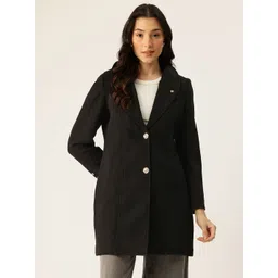 Okane Single Breasted Notched Lapel Longline Overcoat-picture-24