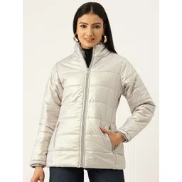 Okane Solid Faux Fur Detailed Padded Jacket-picture-38