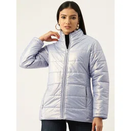 Okane Solid Mock Collar Padded Jacket-picture-12