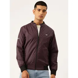 Okane Stand Collar Bomber Jacket-picture-38