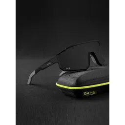 OKNO Ravens Black UV Protection Rectangular Unisex Sunglasses-image-11
