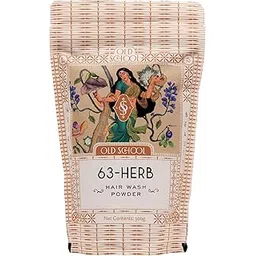 Old School Rituals 63-Herb Hair Wash Powder | Natural Shampoo Powder with 35 Dry Herbs & 28 Fresh Herbs | Gentle Cleansing for Strong & Healthy Hair | Anti-Dandruff Shampoo Powder for Hair Fall Control & Growth | 300g-picture-42
