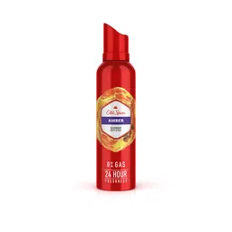 Old Spice Amber 0% Gas 24 Hour Freshness Deodorant Body Spray 140 ml-picture-18