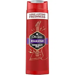 Old Spice Rockstar 3-in-1 Shower Gel and Shampoo for Men, 400ml, Fresh and Long Lasting Scent Quality Scent, Deep Cleansing for Hair and Face, Gentle Skin Feeling-picture-43