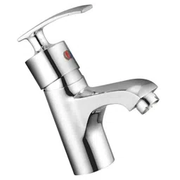 Oleanna Desire Brass Silver Chrome Finish Single Lever Basin Mixer-picture-30