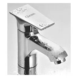 Oleanna GL-10SLBM Global Brass Silver Chrome Finish Single Lever Basin Mixer with Connection Pipe-picture-37