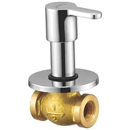 Oleanna Orange 1/2 inch Brass Silver Chrome Finish Garnet Quarter Turn Fitting Concealed Stop Cock-picture-13