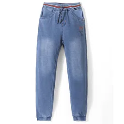 Olio Kids Denim Full Length Jeans Solid Colour -  Deep Blue-picture-20