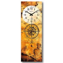 esigner WOlive tree Wooden Dall Clock for Home Wooden Wall Clock for Living Room Designer Wooden Stylish Clocks for Wall Décor - Yellow-image-19