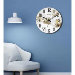 Fenerty White Engineered Wood Wall Clock-image-23