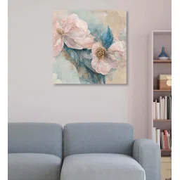 olive tree Floral Canvas Pine Wood 24x24 Art Print image 1