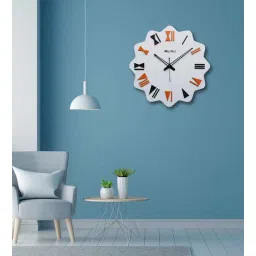 Imprisoned White Engineered Wood Wall Clock-image-22
