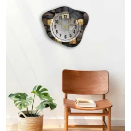 olive tree 14.5 Inches Abstract Wooden Clock-picture-32