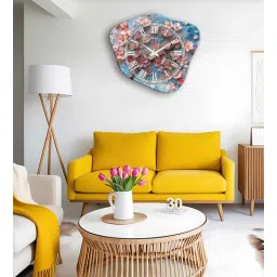 olive tree 14.5 Inches Flowers Wooden Clock-picture-17