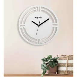 olive tree Aida White Engineered Wood Wall Clock-picture-26