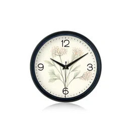 OLIVE TREE Black & Black Printed Contemporary Wall Clock-picture-32