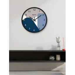 OLIVE TREE Black & White Contemporary Round Wall Clock-picture-23