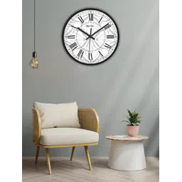 OLIVE TREE Black & White Printed Contemporary Wall Clock-picture-41