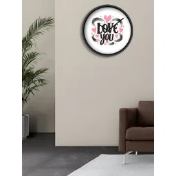 OLIVE TREE Black & White Printed Contemporary Wall Clock-picture-29
