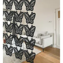 olive tree Black Engineered Wood Hanging Wood Divider-picture-33