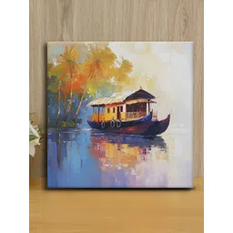 OLIVE TREE Blue & Yellow Canvas Wall Painting-picture-29