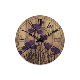 OLIVE TREE Brown & Black Contemporary Wall Clock-picture-17