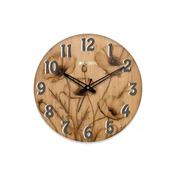 OLIVE TREE Brown & Grey Printed Traditional Wall Clock-picture-43