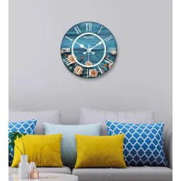 olive tree Fegan Multicolour Engineered Wood Wall Clock-picture-40