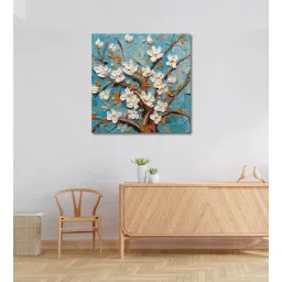 olive tree Floral Canvas Pine Wood 24x24 Art Print-picture-30