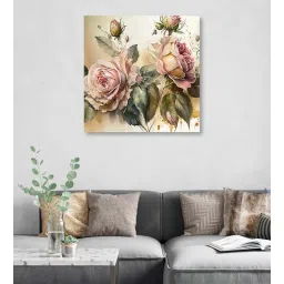 olive tree Floral Canvas Pine Wood 24x24 Art Print-picture-31